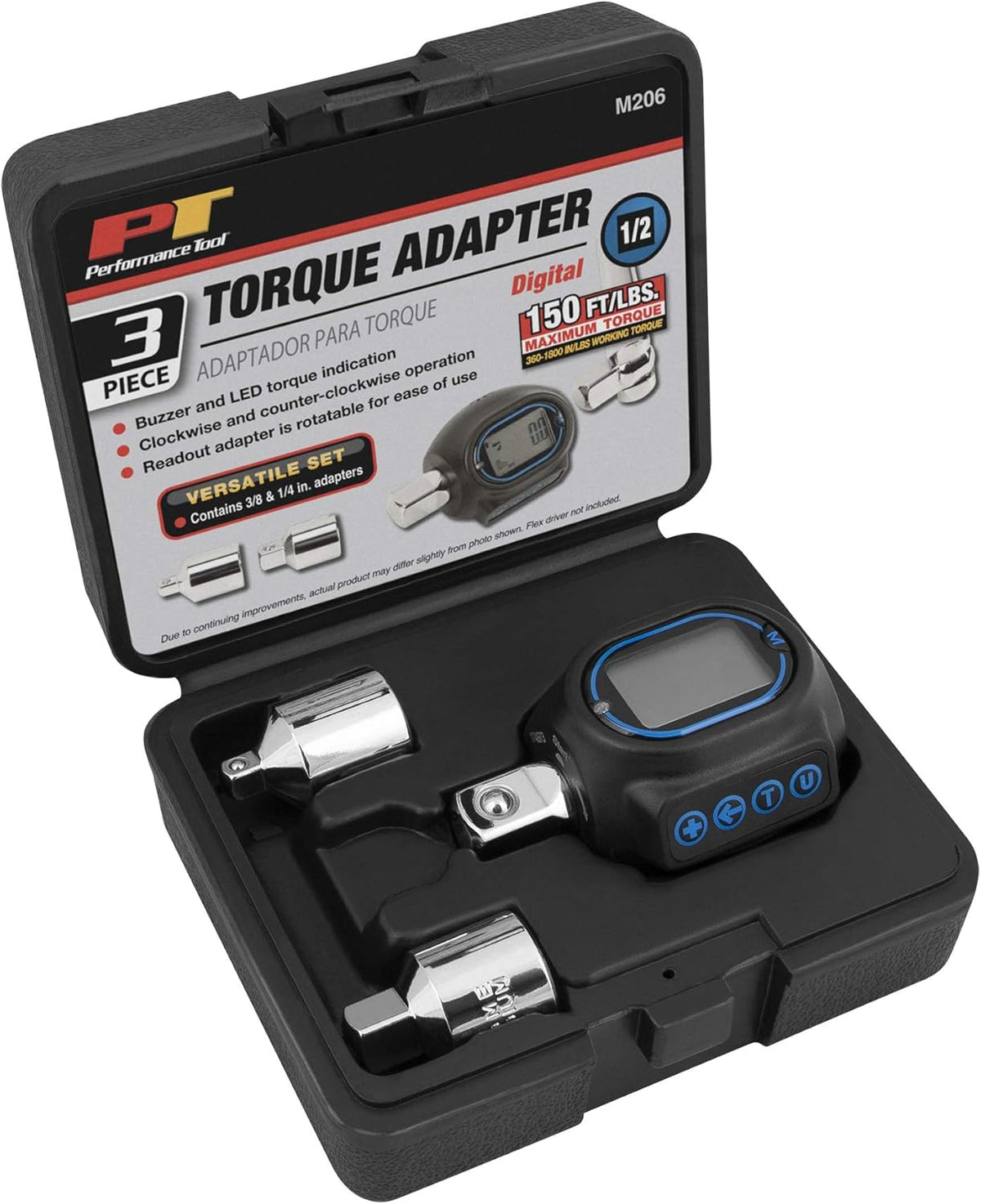Digital Torque Adapter 1/2'' Drive Pack of 2 K280