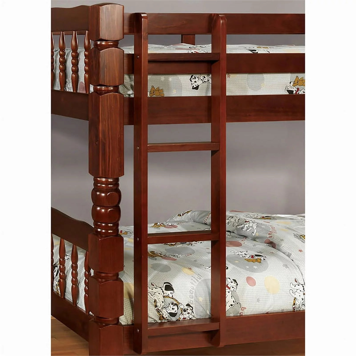 Wood Twin Over Twin Bunk Bed W979