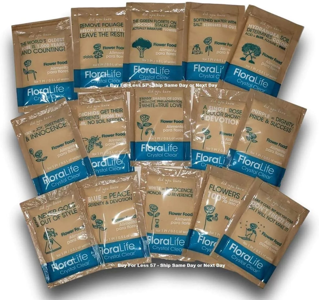 Cut Flower Food 200 Powdered Packets 2.2 Lbs R748206