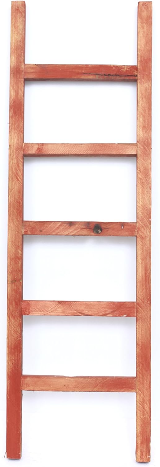 Rustic Farmhouse Decorative Ladder K971