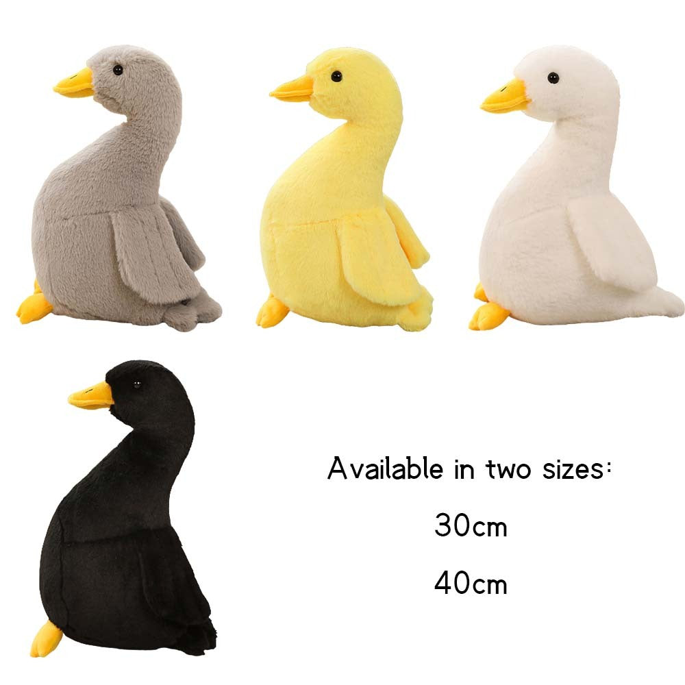 Black 30cm Duck Plush Doll Stuffed Toy Y5689
