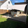 Beige Rectangle Sun Shade Sail B14069