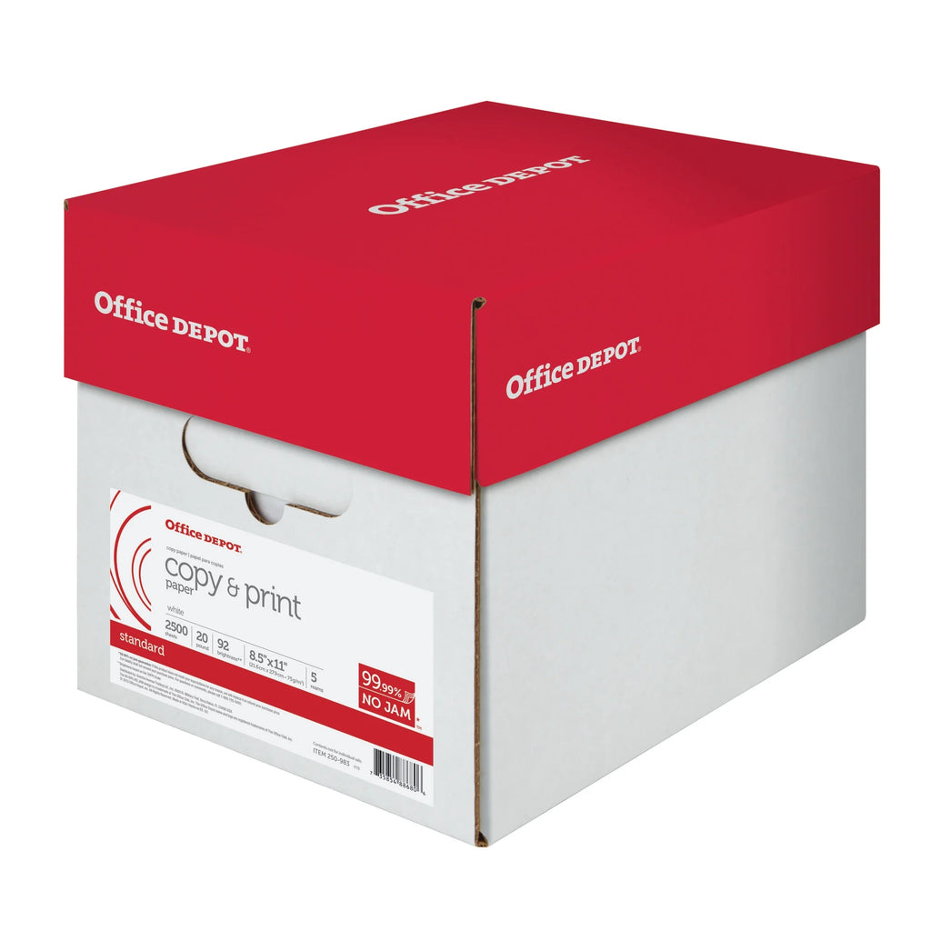 Copy Print Paper, 8 1/2in. x 11in., 20 Lb, 500 Sheets Per Ream, Case Of 5 Reams N1519