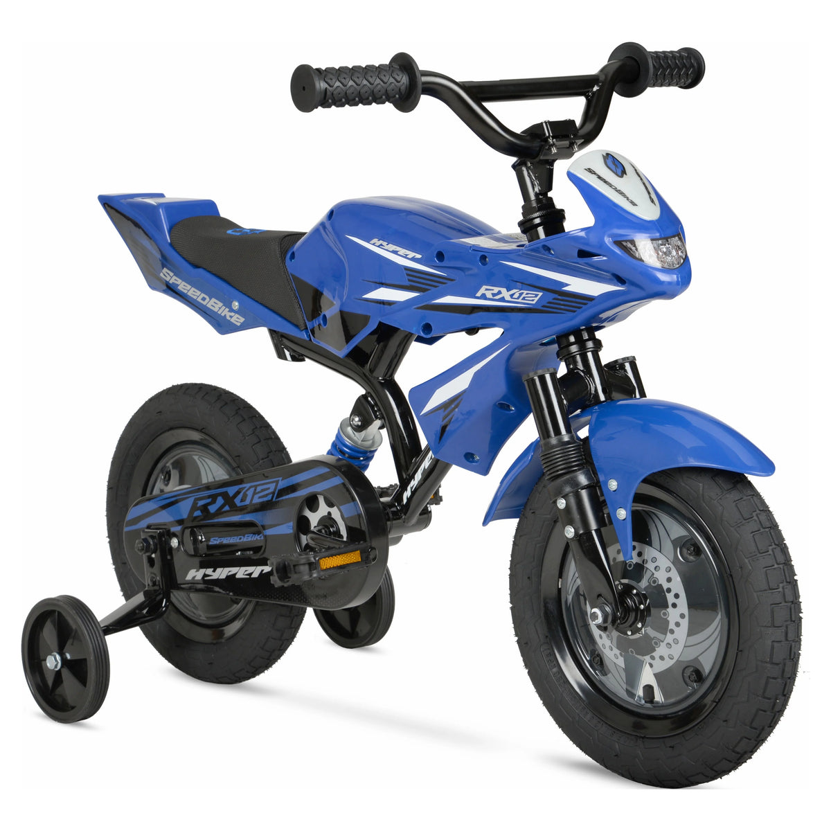 Blue 12 Boys Bike with Training Wheels N5880