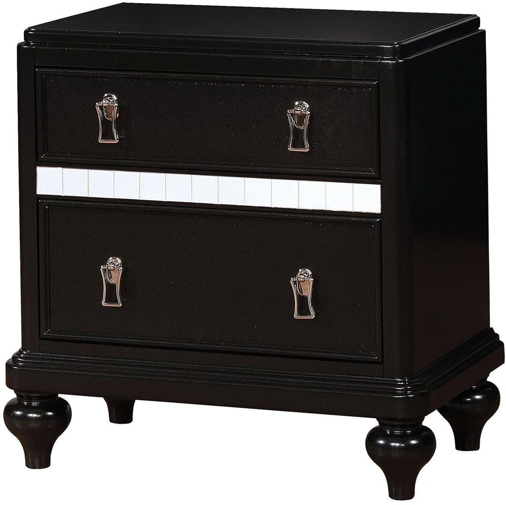 Black Nightstand N288