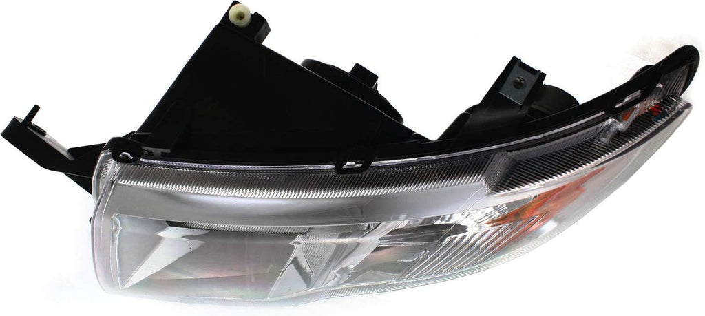 Headlight Assembly Compatible with 2007-2010 Ford Edge Halogen Chrome Driver Side M95987