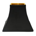 Black/Gold Lining Shantung Fabric Hardback Lampshade V54114