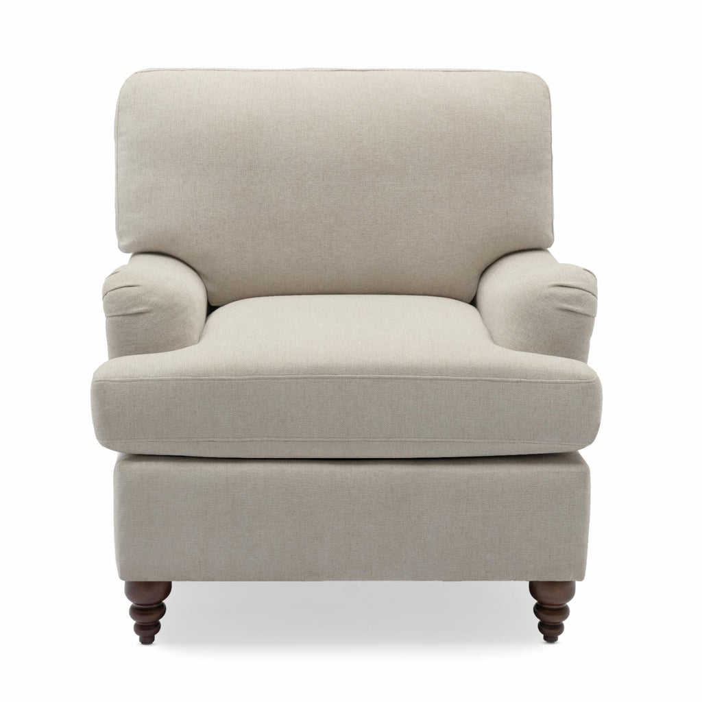 Navy Blue Polyester Fabric Upholstered Arm Chair I607