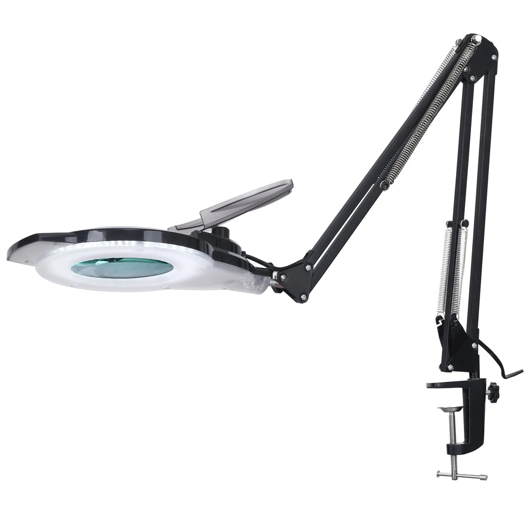5-10X LED Magnifying Desk Lamp with Clamp V9153