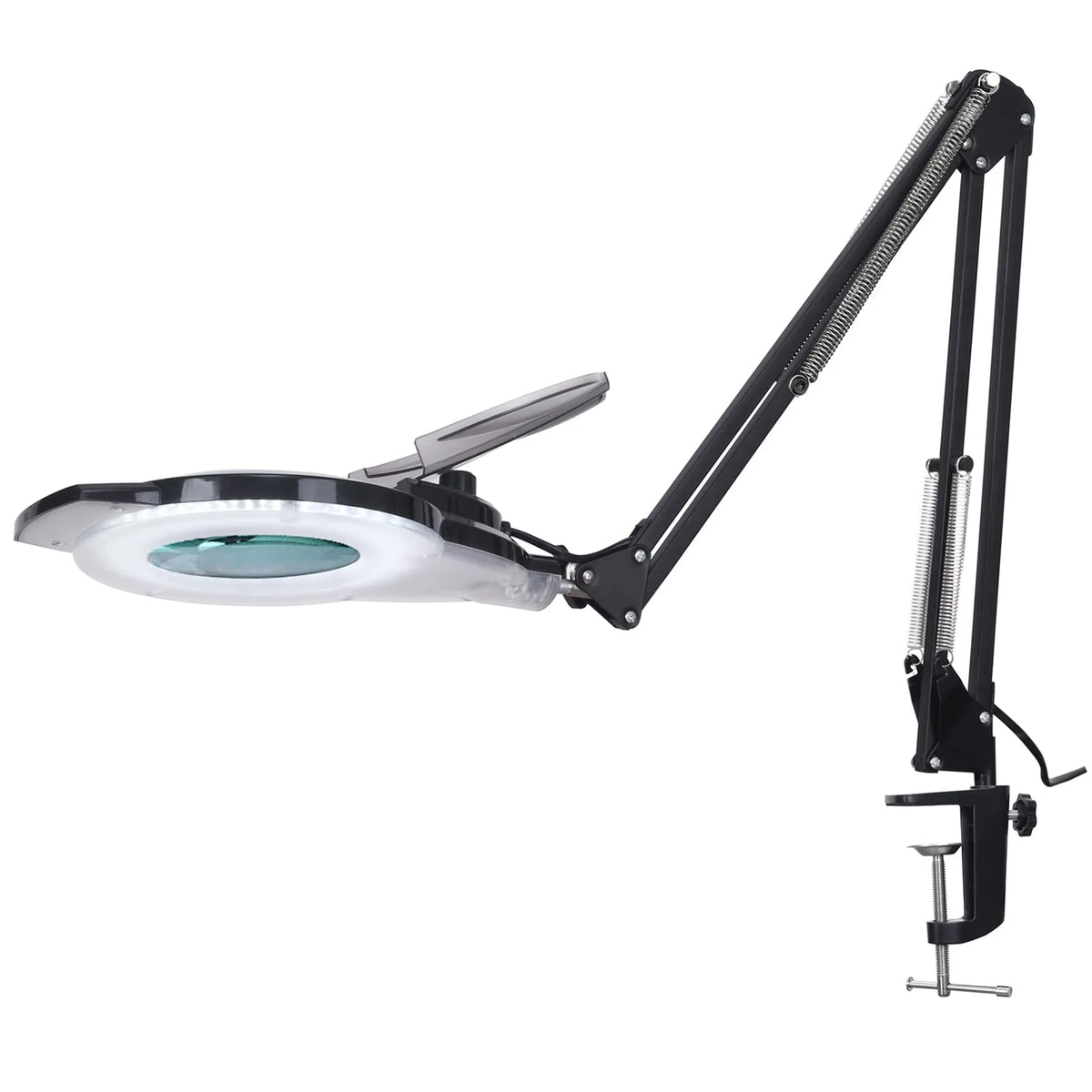 5-10X LED Magnifying Desk Lamp with Clamp V9153