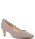 Beige Heel Pumps V8237