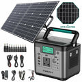 518Wh Solar Generator Power Station with 100W Solar Panel O520839