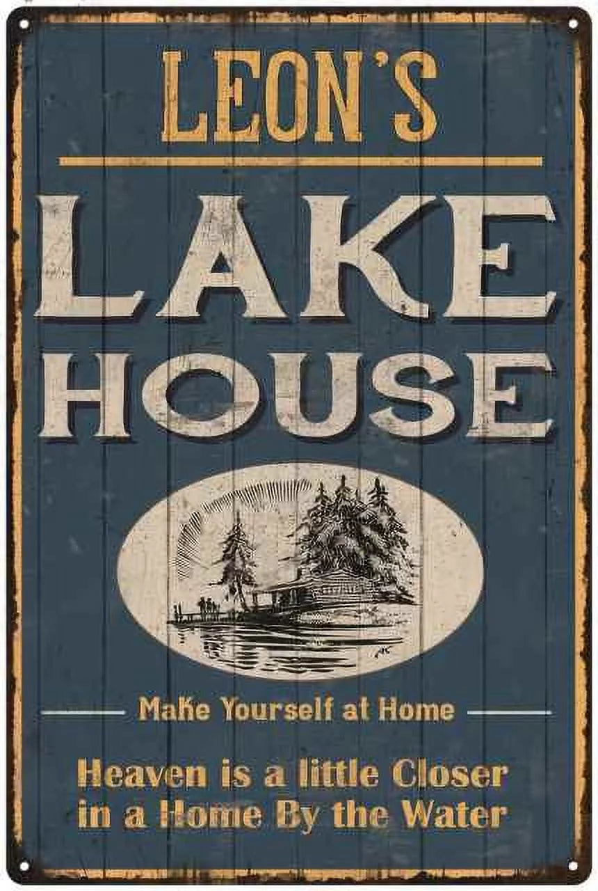 Blue Cabin Home Decor 8x12 Metal P5363