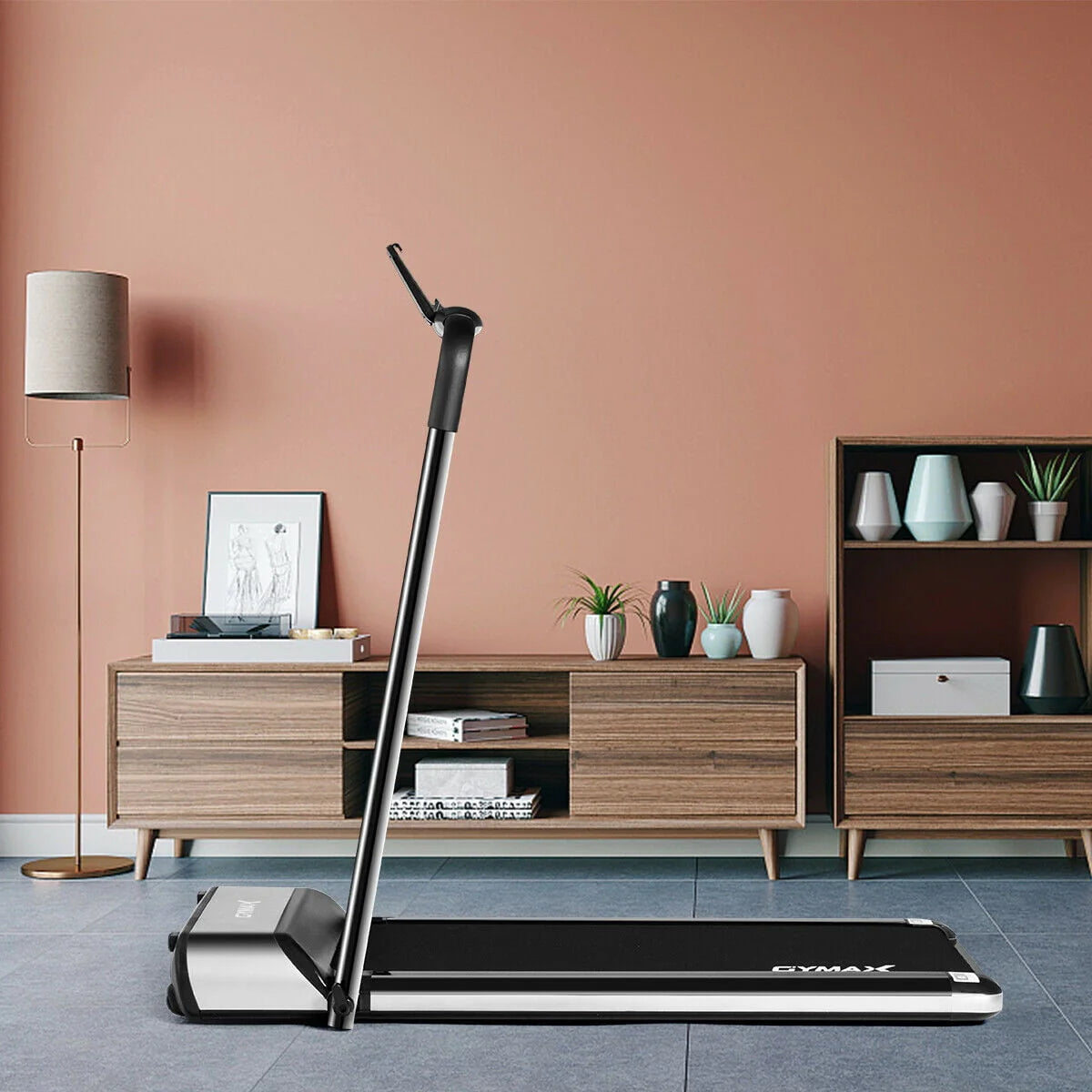 450W Ultra-thin Electric Folding Treadmill O707