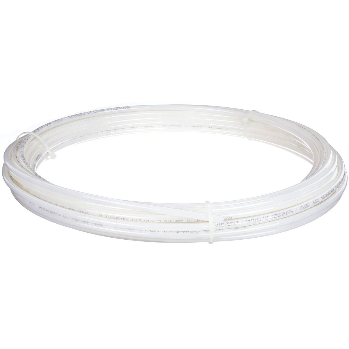 1/2x22 Od Nylon Natural Tubing, 50 ft L3776