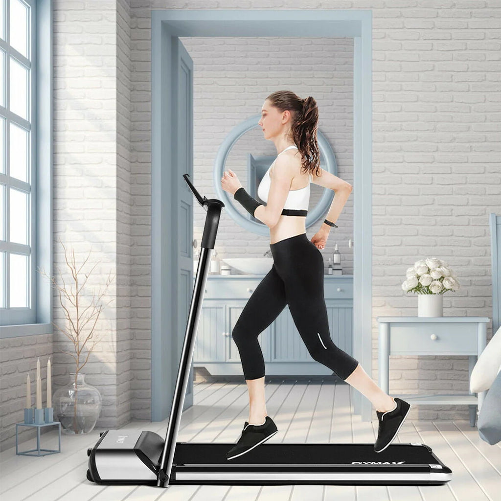 450W Ultra-thin Electric Folding Treadmill O707