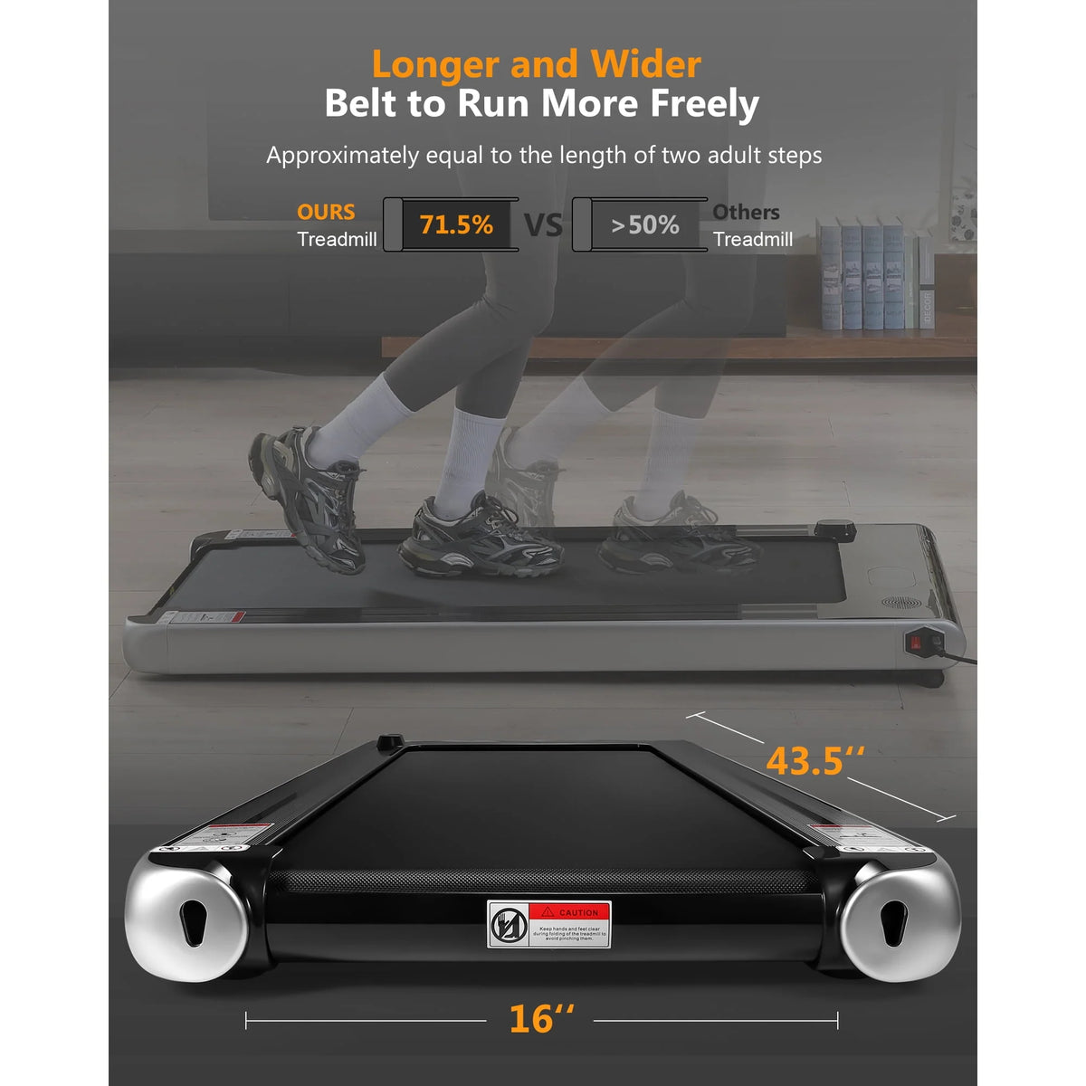 2.5 HP Folding Treadmill T5874