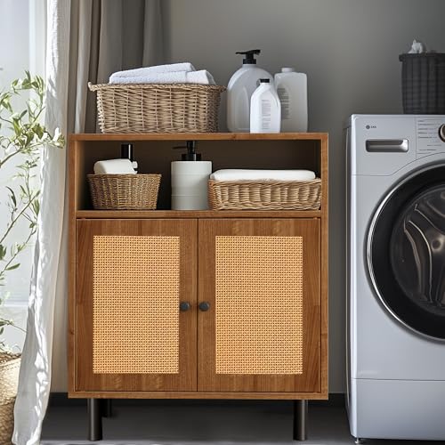 Rattan Storage Cabinet with Double Doors Z5203