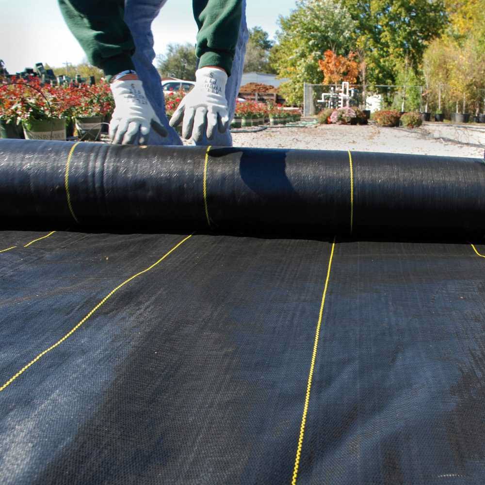 4' Wide Woven Weed Barrier Landscape Fabric, 300 Feet (8 Pack) L208