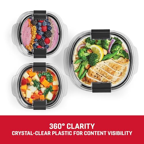 BPA-Free Airtight Food Storage Containers 4.7 Cup 2-Pack C594
