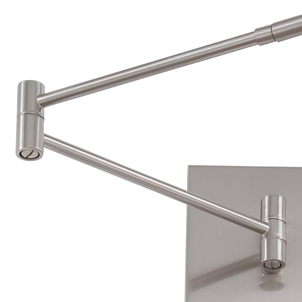 Brushed Nickel LED Swing Arm Wall Lamp H53710
