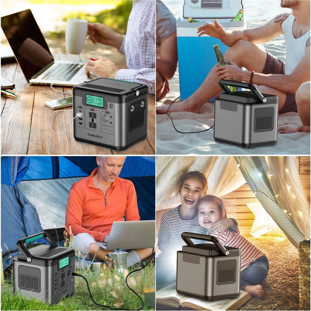 518Wh Solar Generator Power Station with 100W Solar Panel O520839