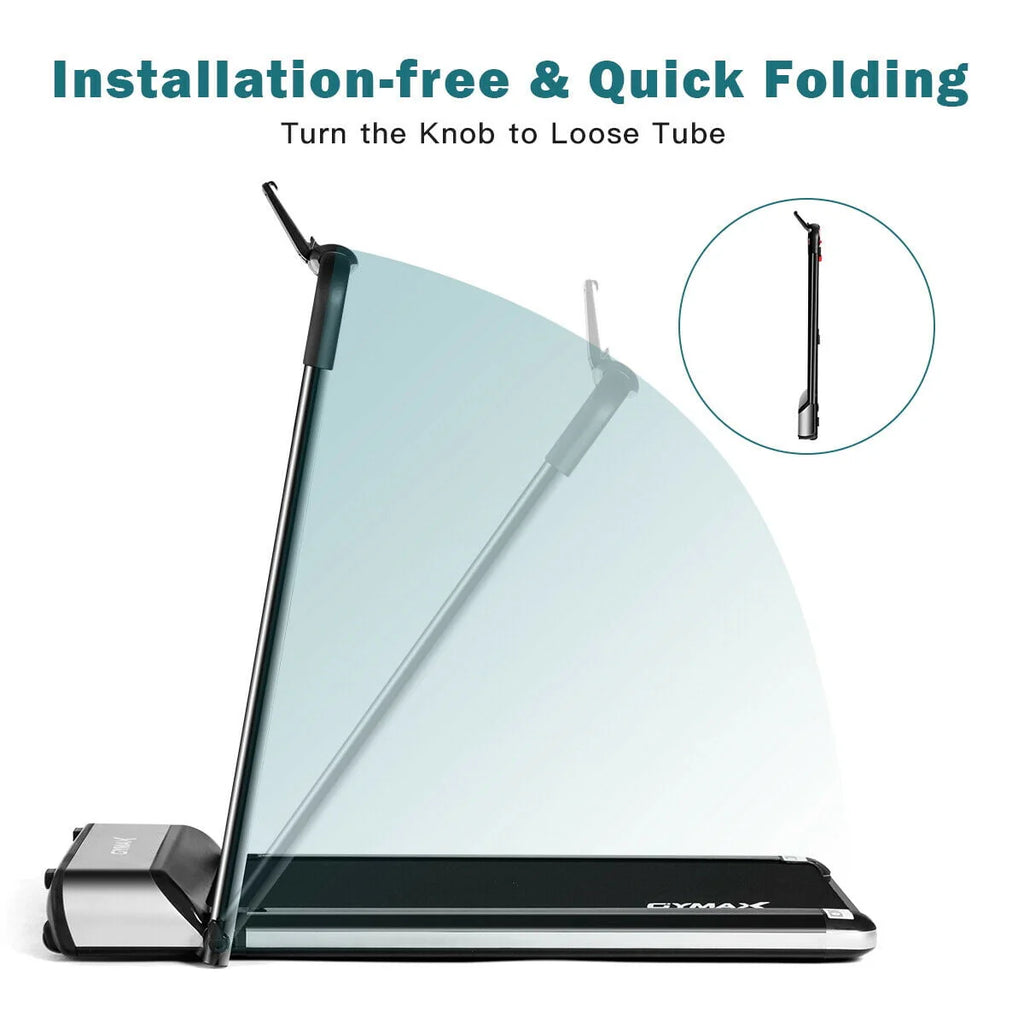 450W Ultra-thin Electric Folding Treadmill O707