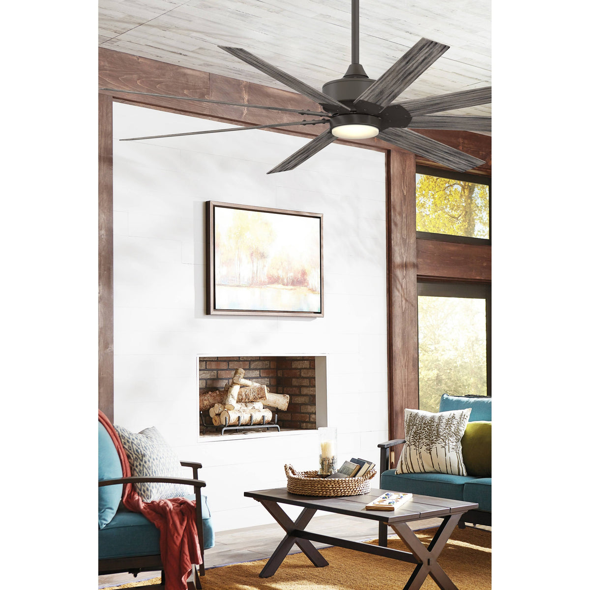 Matte Greige DC Motor Ceiling Fan I70898