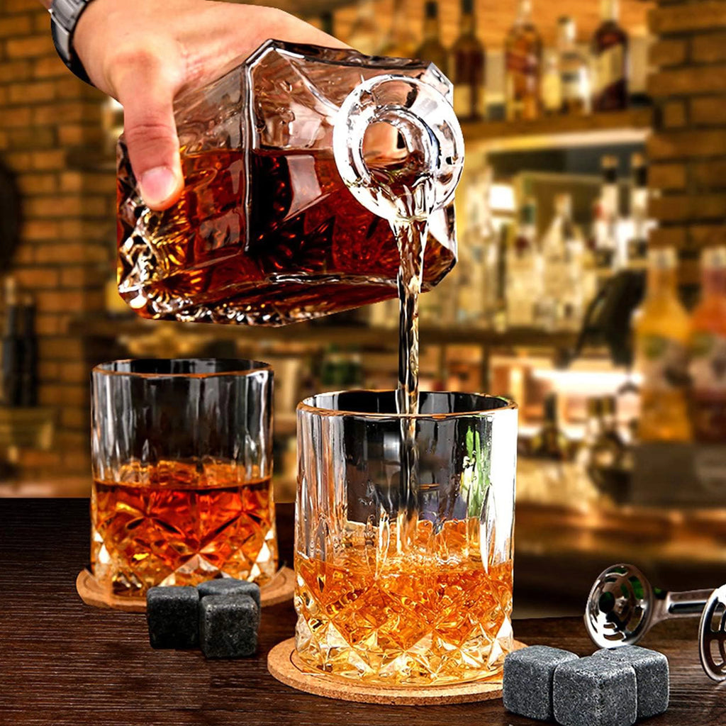 Whiskey Decanter Set with Glasses, 5Pcs Z4322