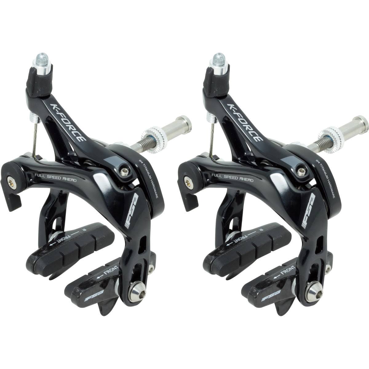 Black Road Rim Brake Front and Rear M5522
