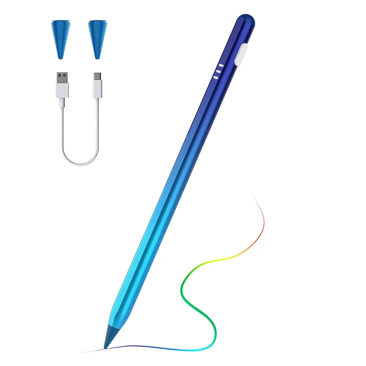 Gradient Blue Magnetic Stylus Pen for iPad T6368