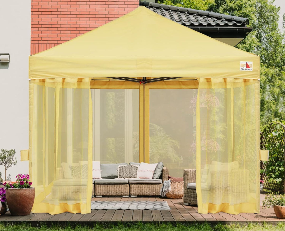 10x10 Pop Up Gazebo Tent with Netting Walls P138
