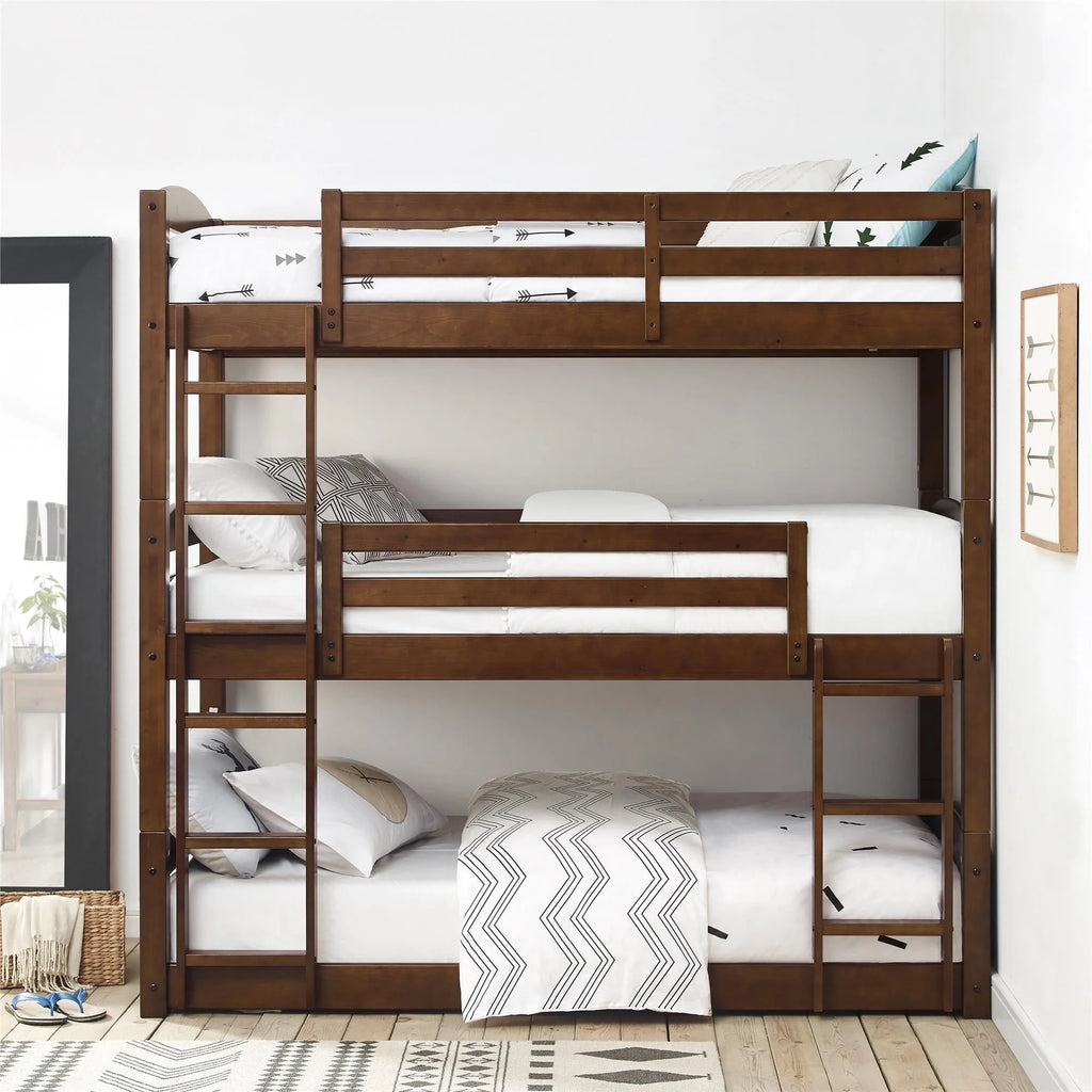Twin Over Twin Over Twin Convertible Bunk Bed L327934