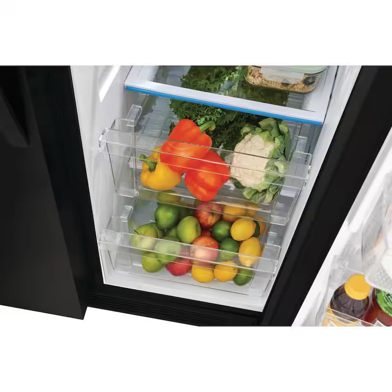 22.3 cu. ft. Side by Side Refrigerator in Black T5932