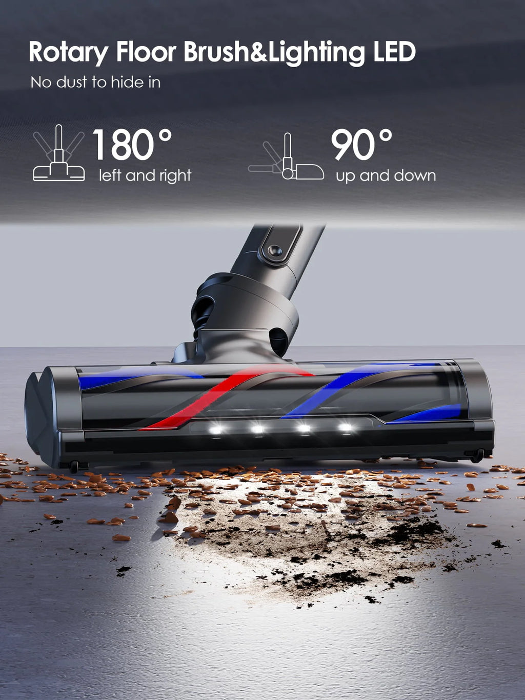 Cordless Stick Vacuum Cleaner Lightweight D7766
