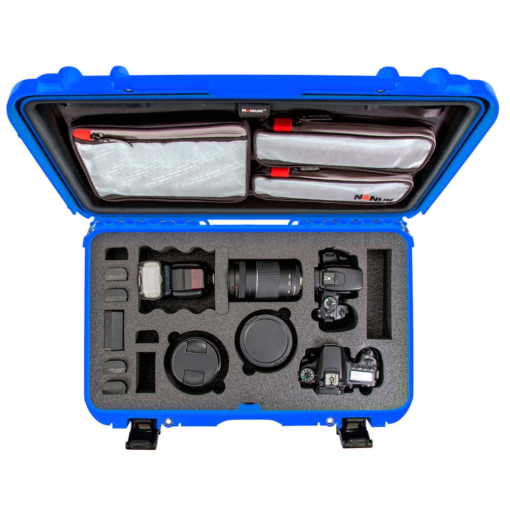 Yellow DSLR Camera Case with Lid Organizer N6494