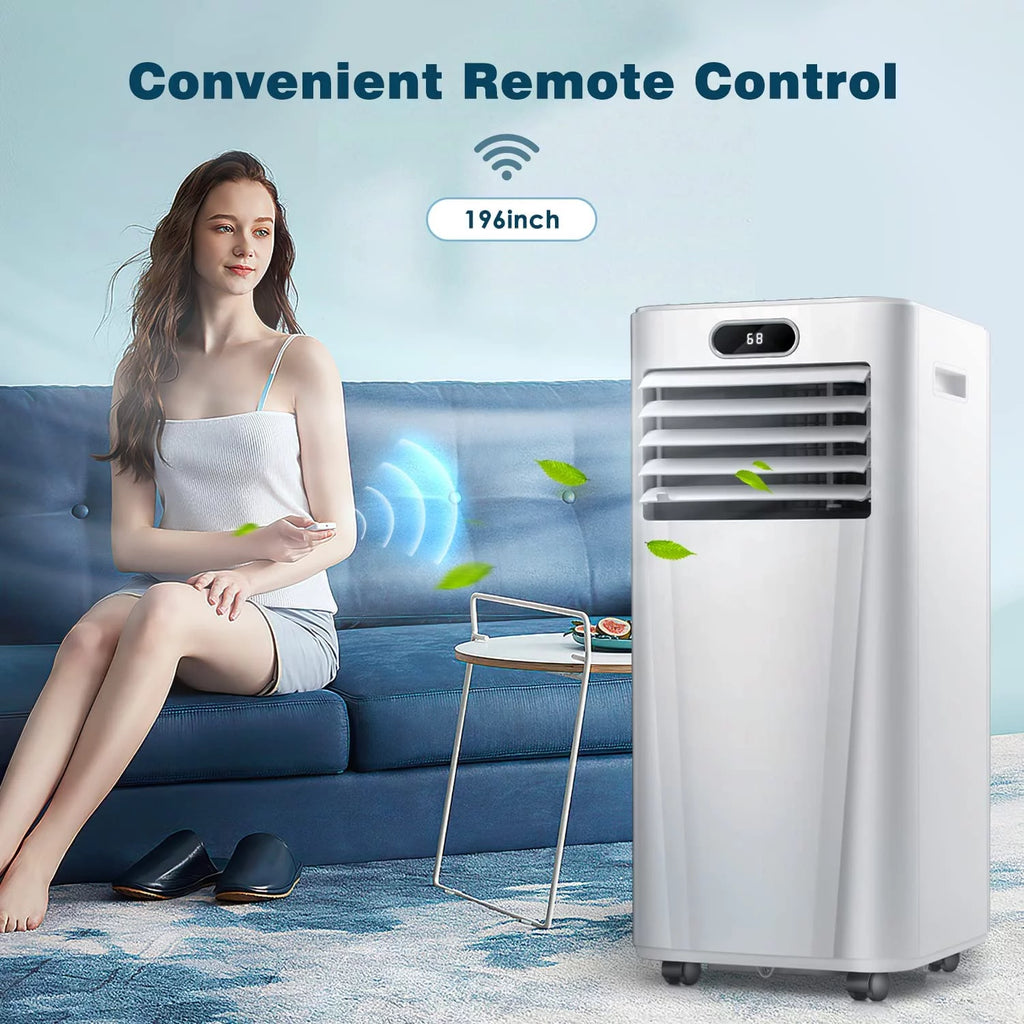 6000BTU 3-in-1 Portable Air Conditioner with Dehumidifier Fan White I840