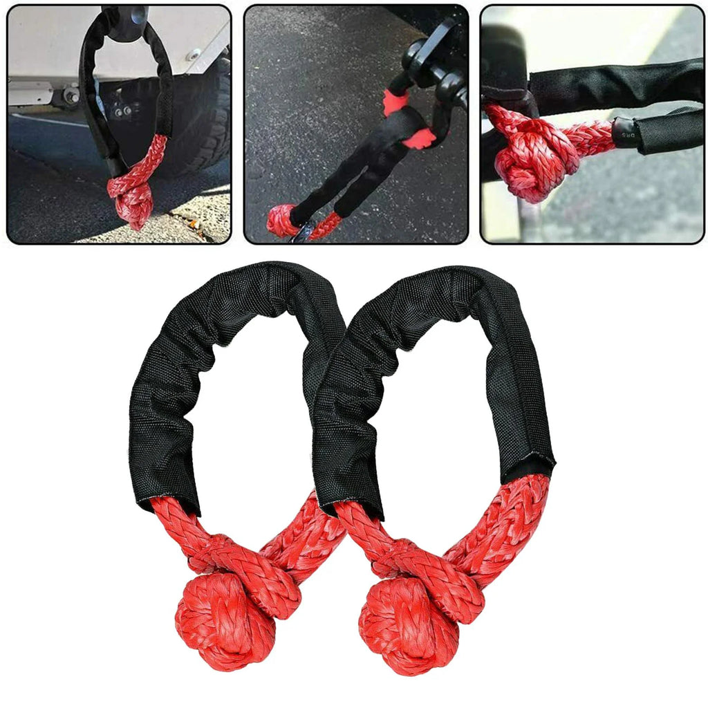 Red Soft Shackle 1/2 38000lbs Breaking Strength Y667