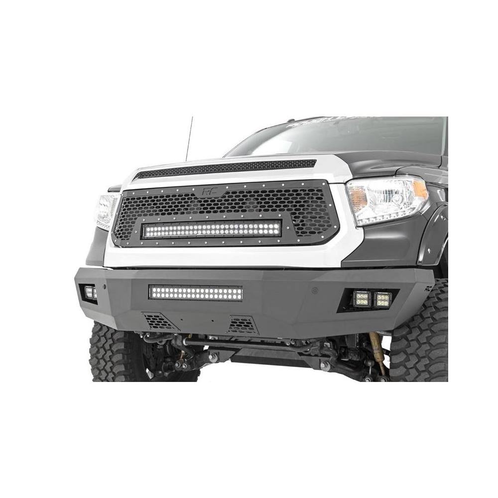 Mesh Grille with 30in Dual Row Black Series LED with Amber DRL E3330