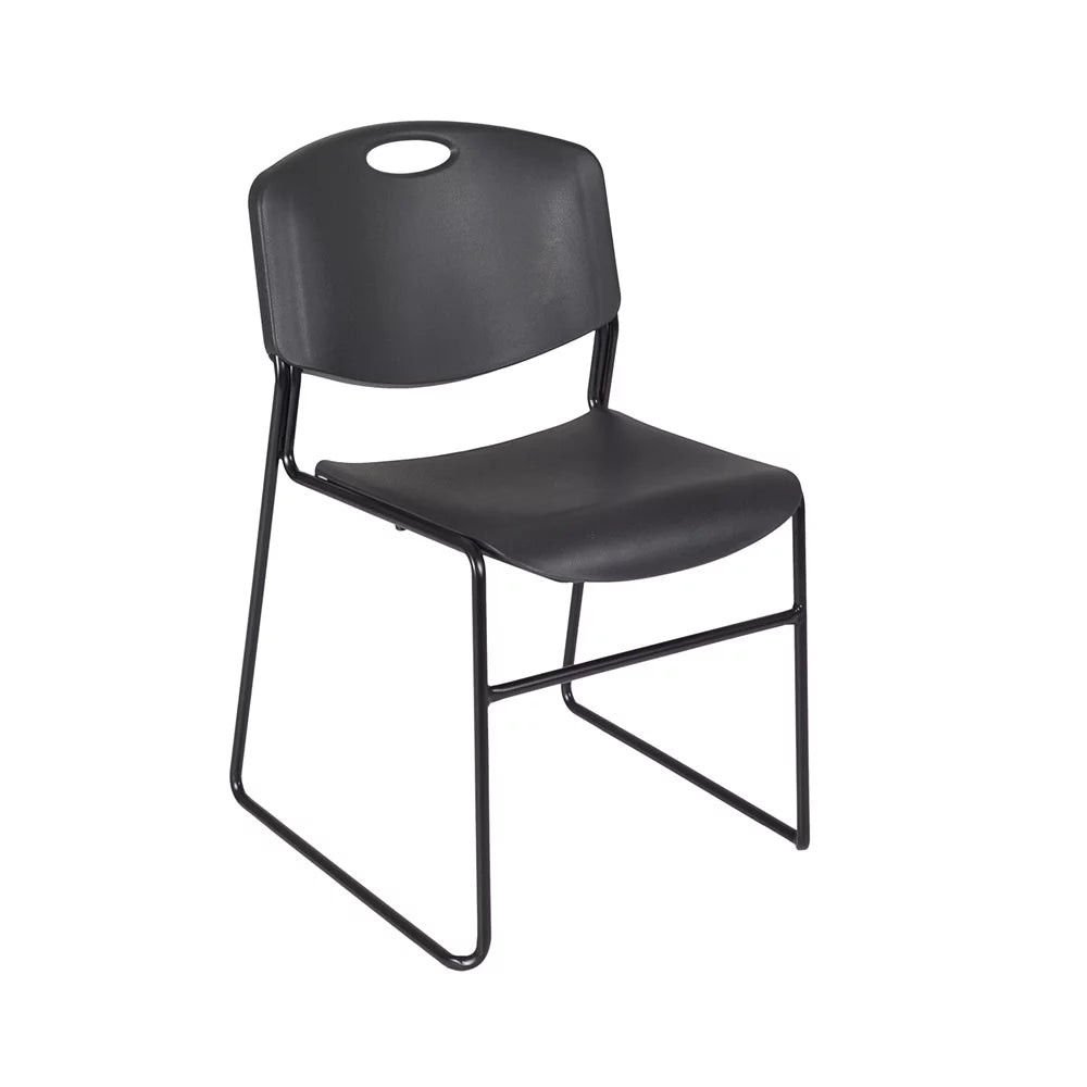 42" Round Breakroom Table and 4 Stack Chairs W933632
