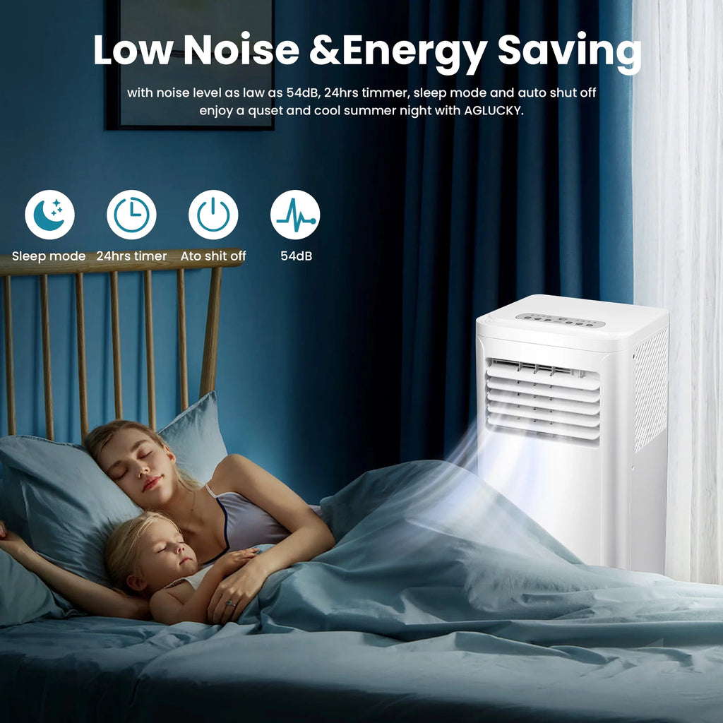 6000BTU 3-in-1 Portable Air Conditioner with Dehumidifier Fan White I840