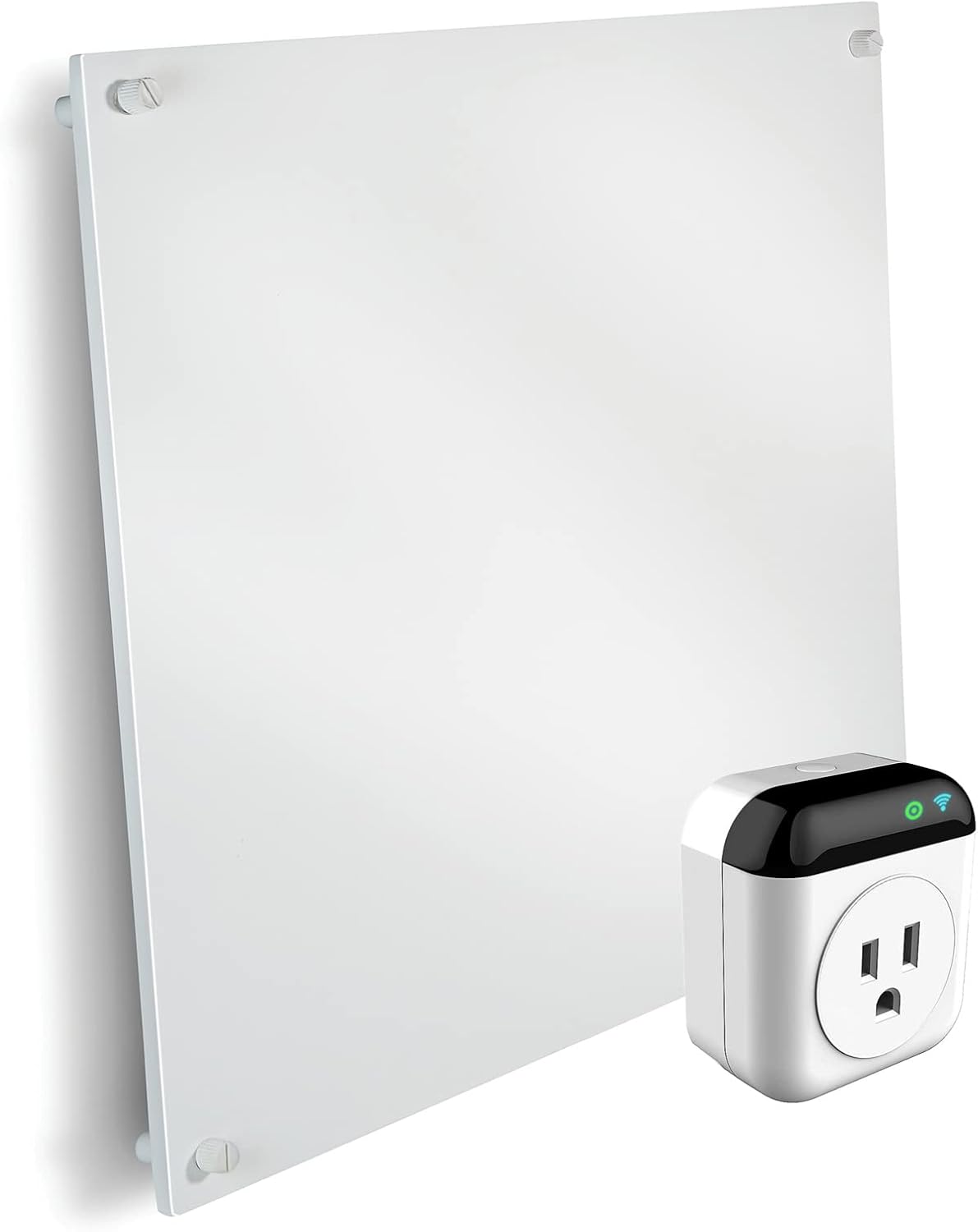 Wall Mount 250 Watt Splashproof Convection Heater with Glass Heat Guard Cover N6260