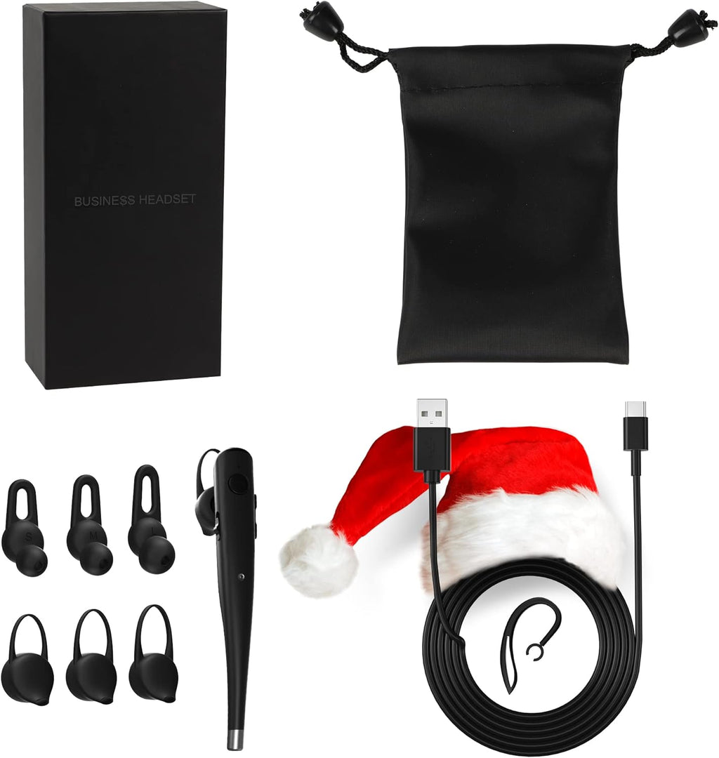 Wireless Bluetooth Earpiece with Dual Mic Noise Cancelling R1111