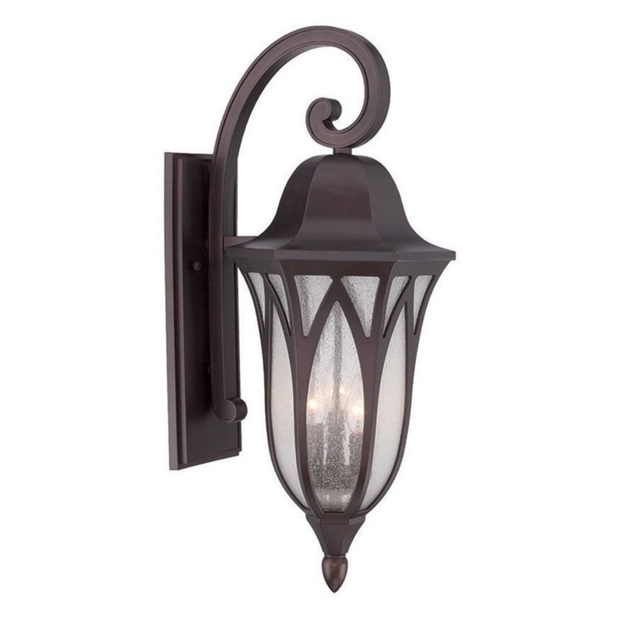 Architectural Bronze 3-Light Outdoor Wall Lantern R763