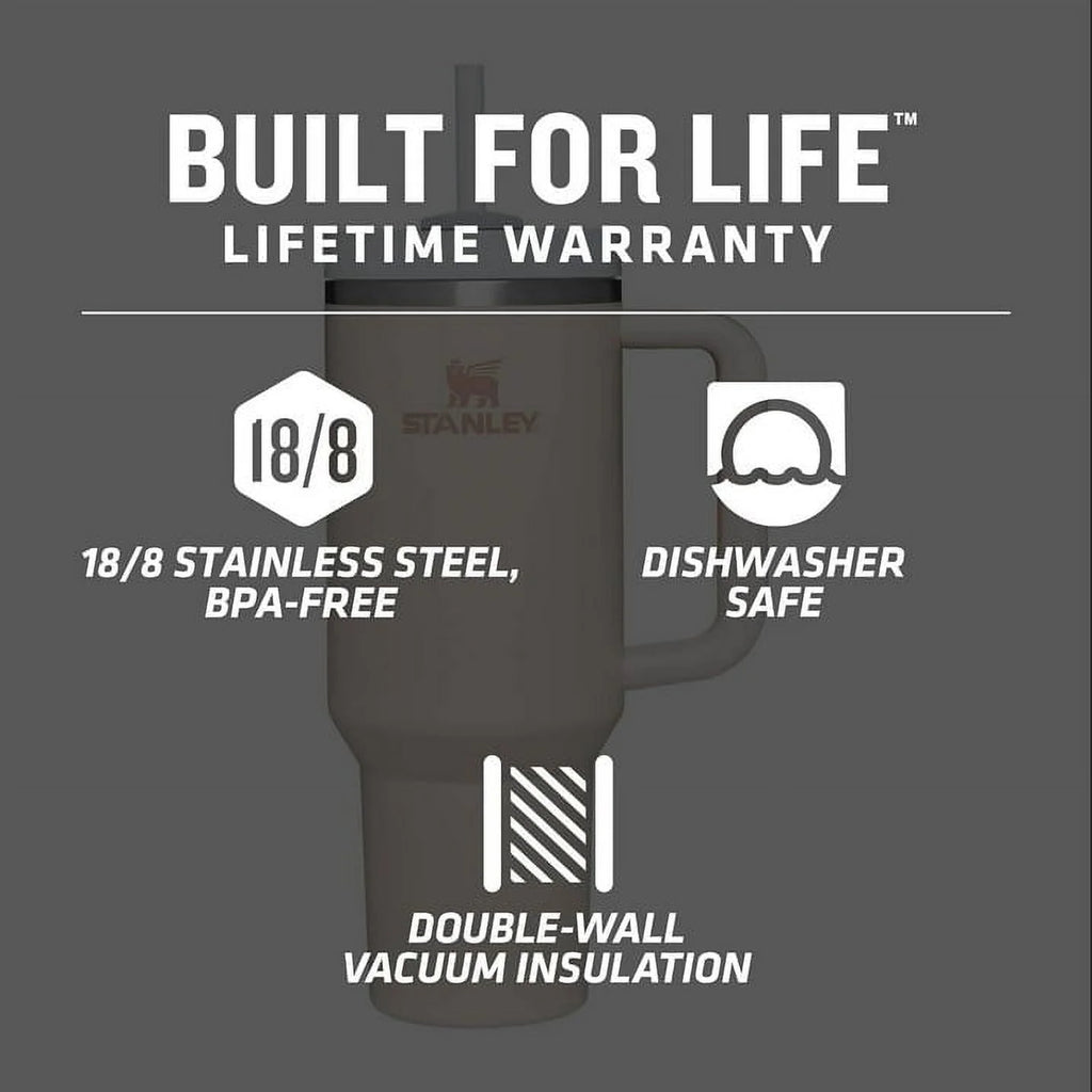 40oz Stainless Steel Tumbler Black Y813
