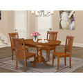 Oval Dining Table with Leaf & 4 Chairs T339