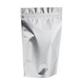 Silver Satin Stand-Up Pouch with Gusset B340200