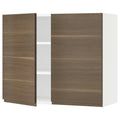 White Wall Cabinet with 2 Doors X891373
