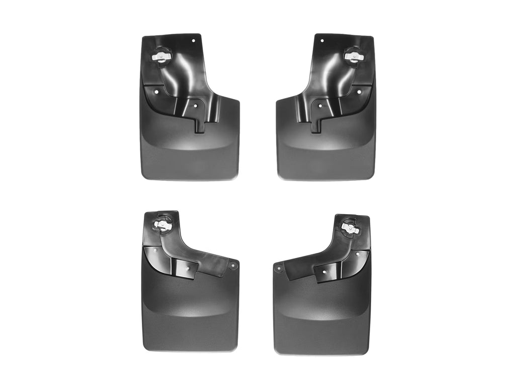 Black Splash Guard MudFlaps Front & Rear Set K8185