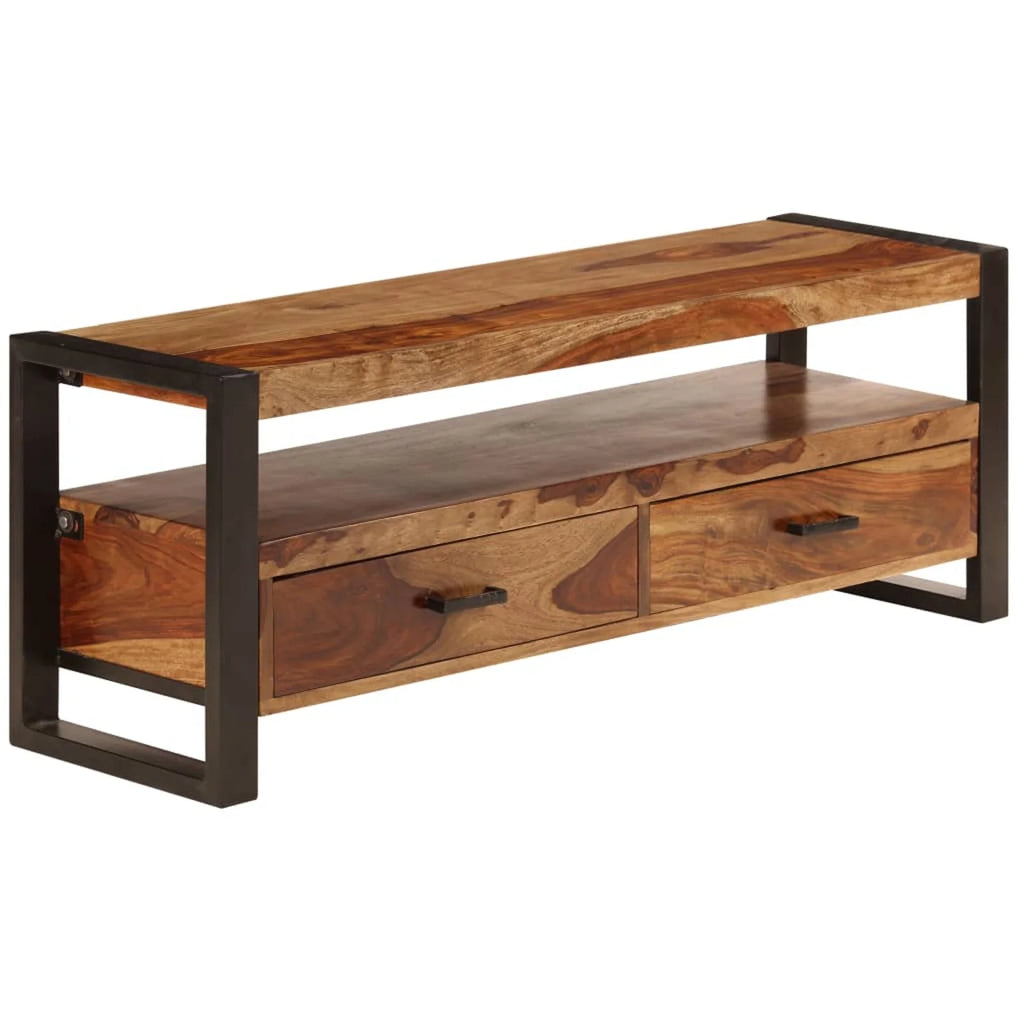 Solid Sheesham Wood TV Cabinet D114